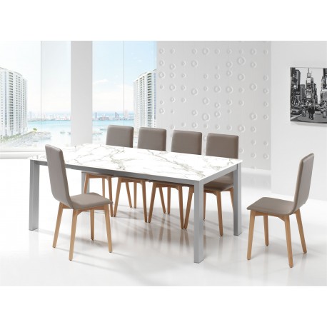MESA DE COMEDOR EXTENSIBLE ALTEA TAPA DEKTON