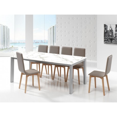 MESA DE COMEDOR EXTENSIBLE ALTEA TAPA DEKTON